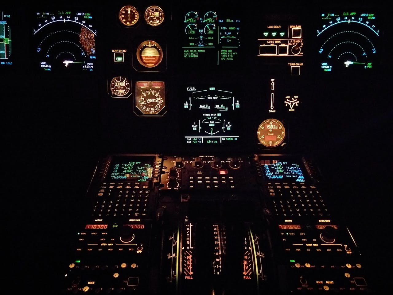 Black Multicolored Control Panel Lot